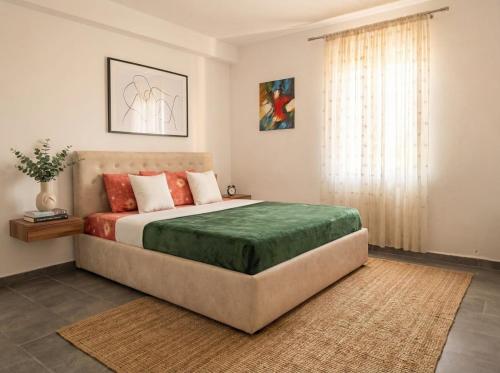 Voodi või voodid majutusasutuse Center Tirana Rooms toas