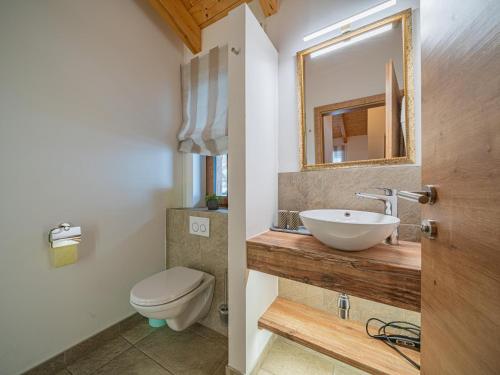 Koupelna v ubytování Liftblick Rauris