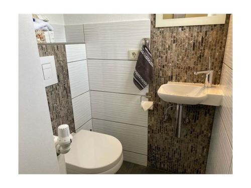 Koupelna v ubytování Holiday home with 2 bedrooms