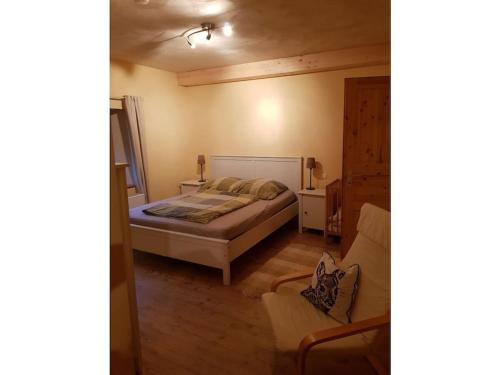 Postel nebo postele na pokoji v ubytování Neumühle from April 2014!