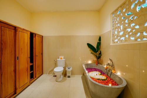 Koupelna v ubytování BeMas Villa