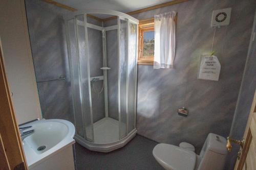 Koupelna v ubytování Strandbu