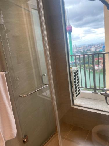 Koupelna v ubytování Trizen OceanView