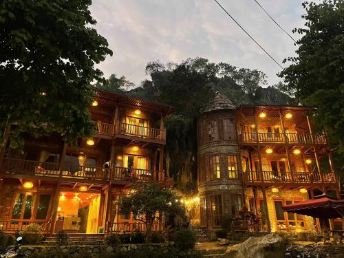 Bygningen som den private indkvartering ligger i