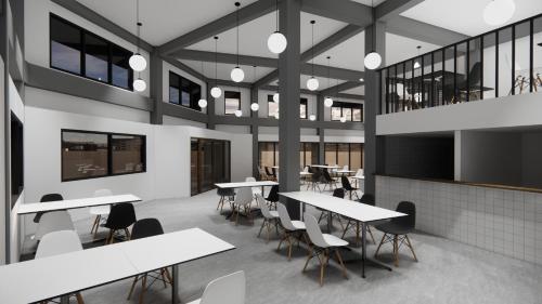 Restaurace v ubytování Holmes Pranakorn