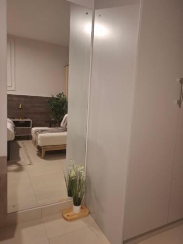 Et badeværelse på Luama Suites