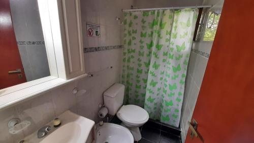 Koupelna v ubytování Hosteria Arture