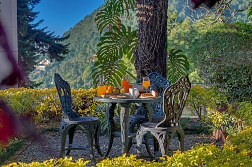 Cảnh núi rừng hoặc tầm nhìn ra núi từ khách sạn