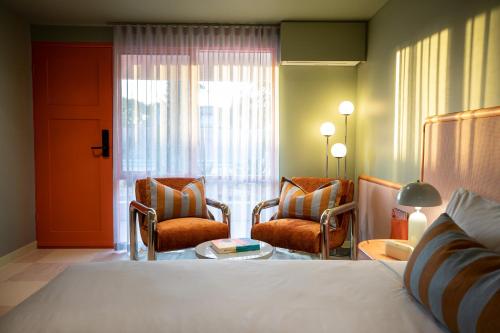 Postel nebo postele na pokoji v ubytování The Monty