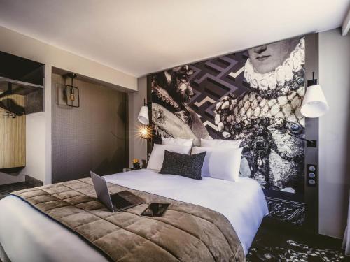 Postel nebo postele na pokoji v ubytování Mercure Pau Palais des Sports