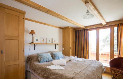 Postel nebo postele na pokoji v ubytování Apartment Avouitzons 220