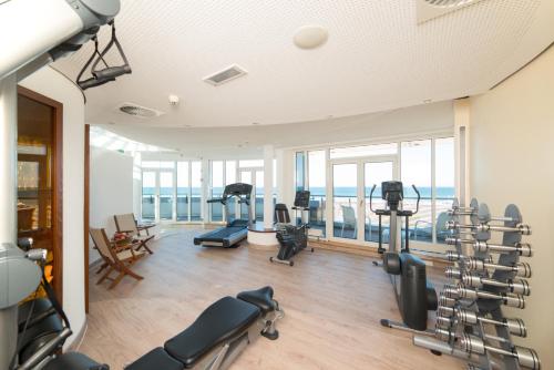 Fitnesscenter och/eller fitnessfaciliteter på Strand-Hotel Hübner