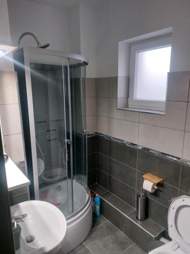 Et badeværelse på Casa Capibarei 3