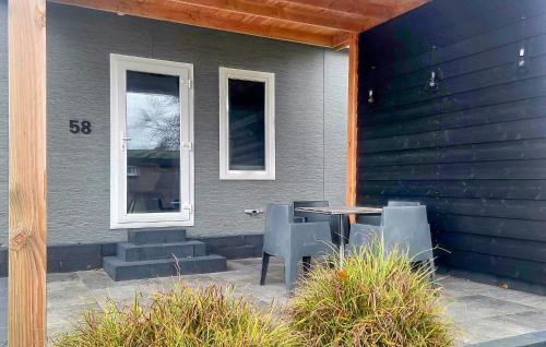 Bygningen som feriehuset ligger i