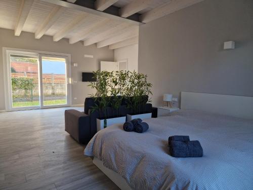 Giường trong phòng chung tại Tiramisù incluso - by Flora