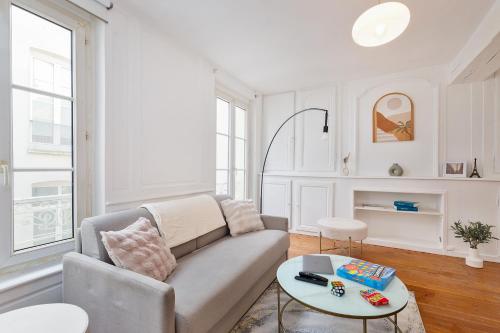 Et opholdsområde på Prestige Cathedral Renovated T3 Downtown