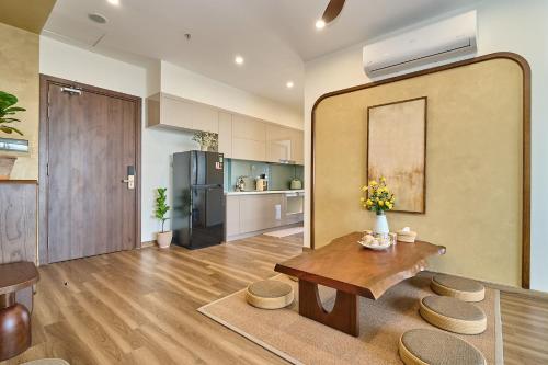 Et badeværelse på The inner Home Apartment Hanoi