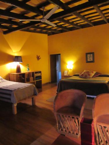 Katil atau katil-katil dalam bilik di El Soberbio Lodge