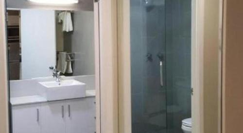 Koupelna v ubytování Insel Fehmarn Hotel