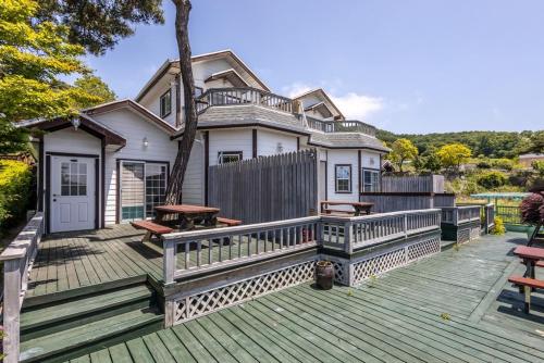 En balkon eller terrasse på Ganghwa Gom Pension