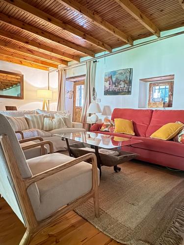 Posezení v ubytování Casa Guardamino - Naturaleza