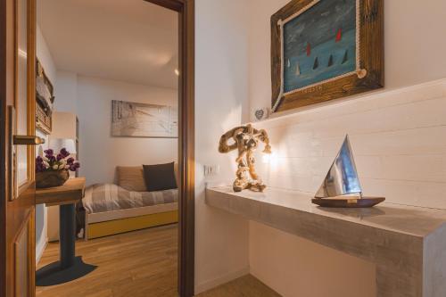 Giường trong phòng chung tại Trieste Sea Life