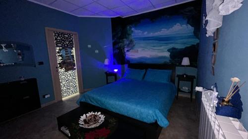 Postel nebo postele na pokoji v ubytování The home of Musinè