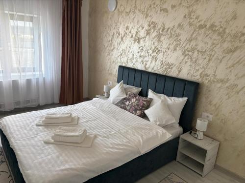 Voodi või voodid majutusasutuse Complex Lebada Botosani toas