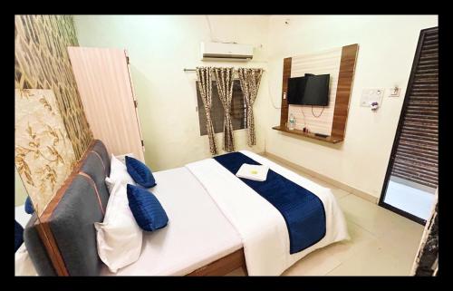 En eller flere senge i et værelse på Gull Marg