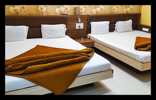 En eller flere senge i et værelse på Gull Marg