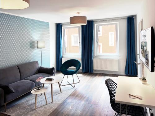 Et opholdsområde på Nurban Apartments GoHo