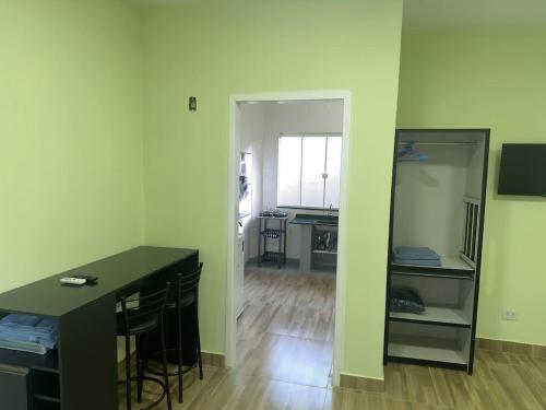 Køkken eller tekøkken på Studio Completo no Centro de Foz