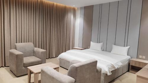 Posezení v ubytování فندق صحاري نجران