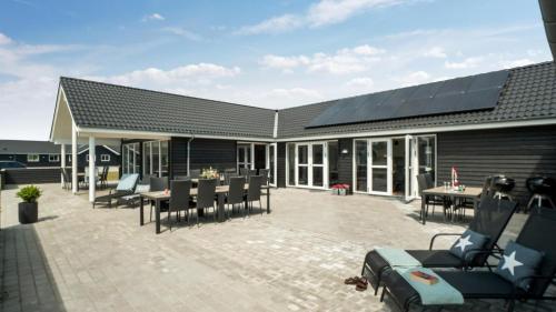 Bygningen som feriehuset ligger i