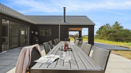 Bygningen som feriehuset ligger i