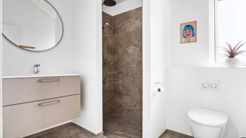 Koupelna v ubytování Villavilla #682 - Løkken, Nordjylland