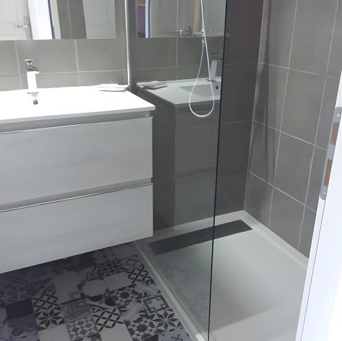 Et badeværelse på La Nicoline