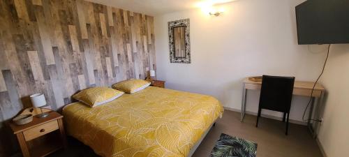 En eller flere senge i et værelse på La Nicoline