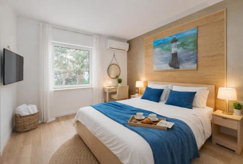 Giường trong phòng chung tại Trieste Sea Life