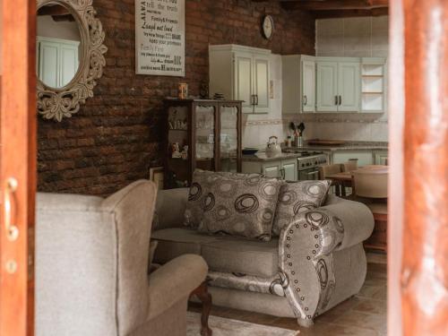 Posezení v ubytování Magoebaskloof Mountain Estate