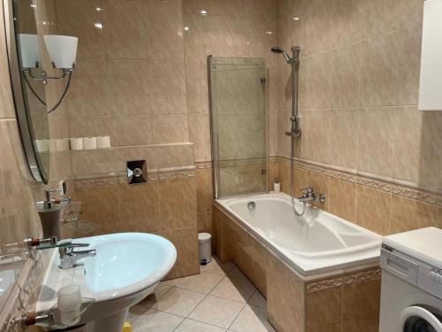 Koupelna v ubytování Sun&Sport Beskidzki Horyzont