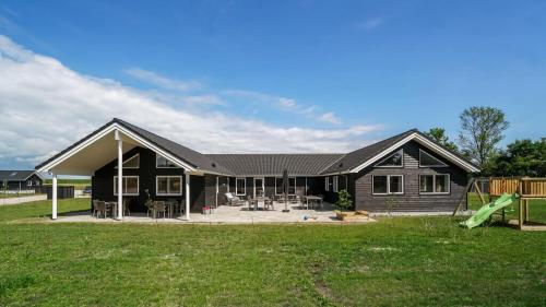 Bygningen som feriehuset ligger i