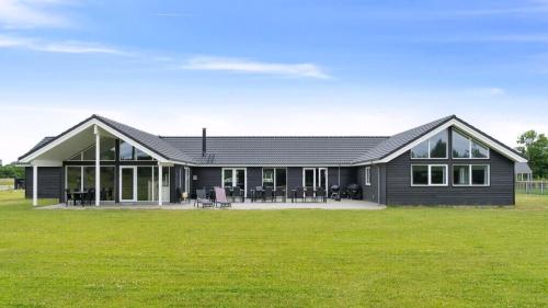 Bygningen som feriehuset ligger i