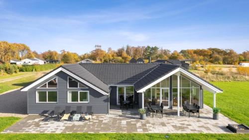 Bygningen som feriehuset ligger i