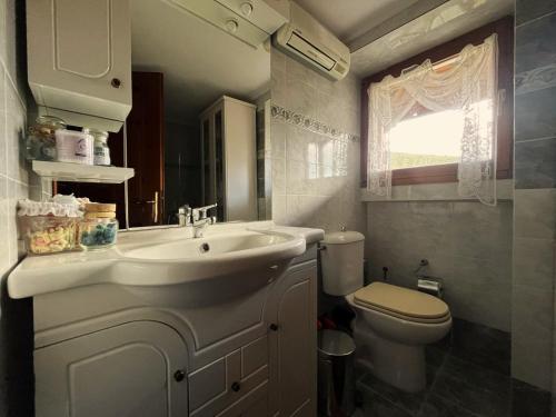 Koupelna v ubytování Casa Capsia