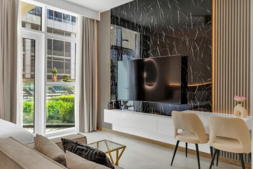 Stylish Missoni Studio with Direct Pool Access
