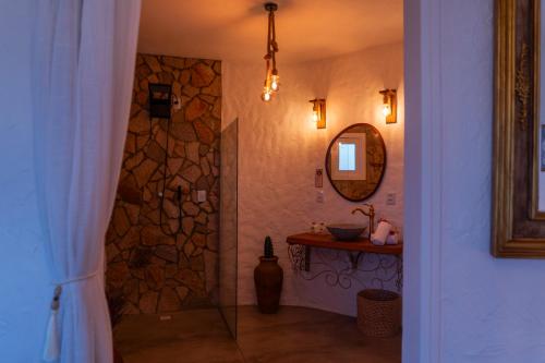 Koupelna v ubytování Olymp Spa Boutique Hotel