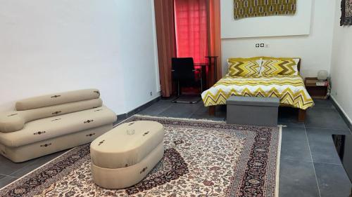 Et opholdsområde på Villa Soleil, Face a la Mer C6