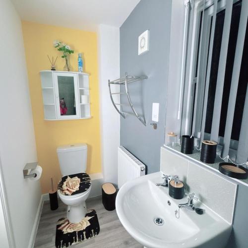 Et badeværelse på Ellas Stays