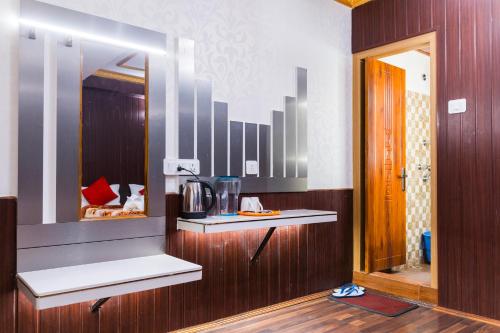 Koupelna v ubytování The Dzong ! MG MARG GANGTOK